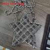 Mini Star Shape Box Bag With Chain Lock For Streetwear Fashion