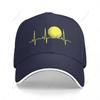 Multifunction Tennis Heartbeat Tennis For Players  Coaches Sandwich Baseball Cap Unisex Sports Casual Caps Golf Hat Fishing