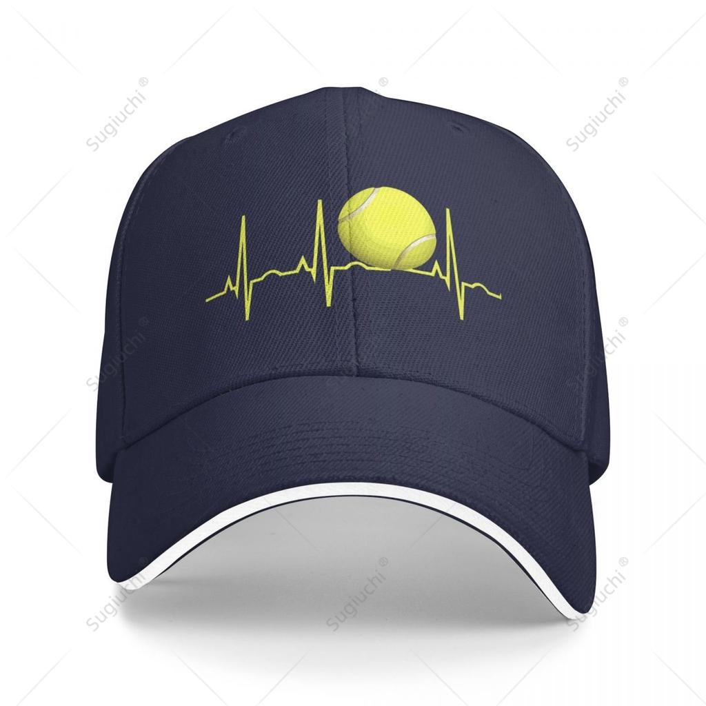 Multifunction Tennis Heartbeat Tennis For Players Coaches Sandwich Baseball Cap Unisex Sports Casual Caps Golf Hat Fishing