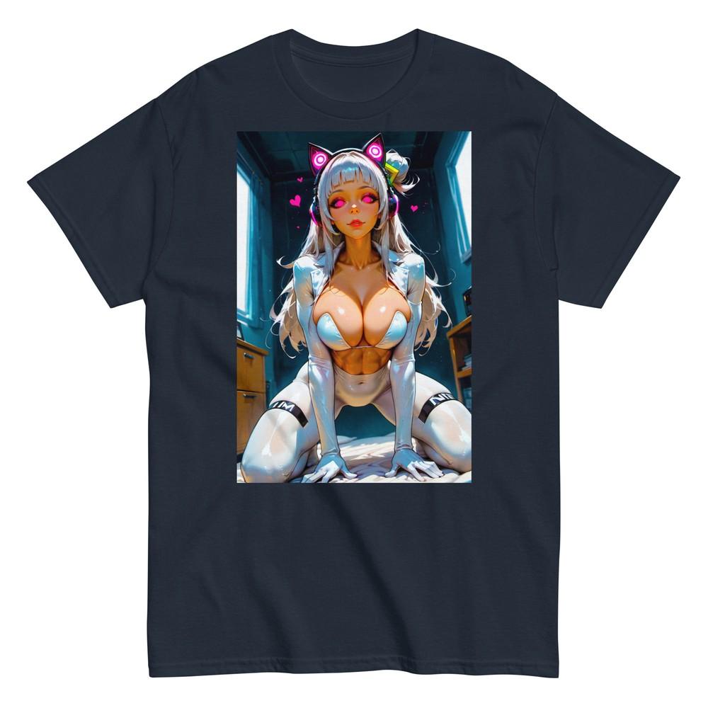 Hot Ecchi Anime Girl Hentai Sexy Manga Waifu Short-Sleeve Unisex T-Shirt