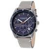 Men's Navy Dial Fog Calfskin Watch - 14602409
