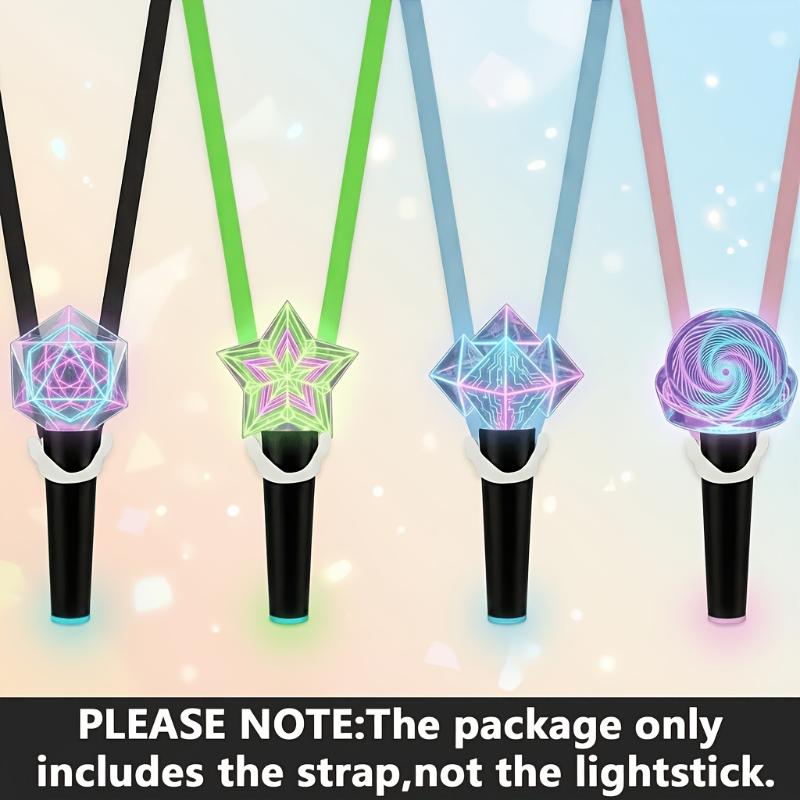 Lightstick Crossbody Strap Adjustable Solid Tear-resistant Lanyard for K- Concerts (Lightstick Not Included)
