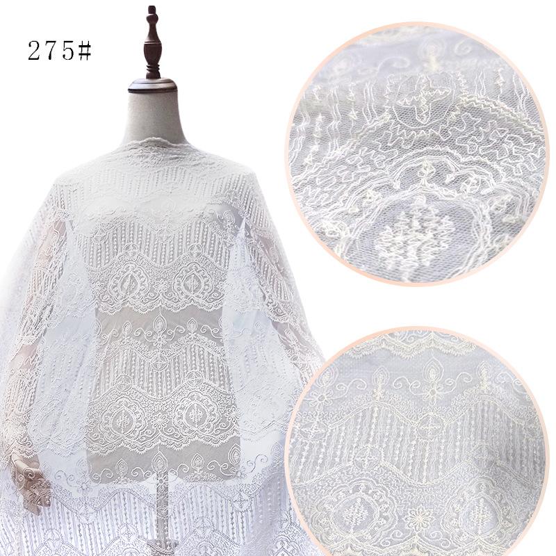 Cotton Mesh Bottom Embroidery Cloth, Lace Embroidery Fabric, Water-Soluble Full Width, Swiss Mesh, Soft, High Quality And Low Price
