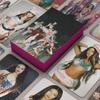 55pcs Katseye Card Set Featuring Assorted Fashion Prints and Unique Designs for Collecting and Displaying