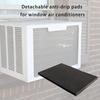 2Pcs Foam Drip Cushion Removable Rain Cover Pad For Window Air Conditioners Antislip Magnetic Backing Easy Installation
