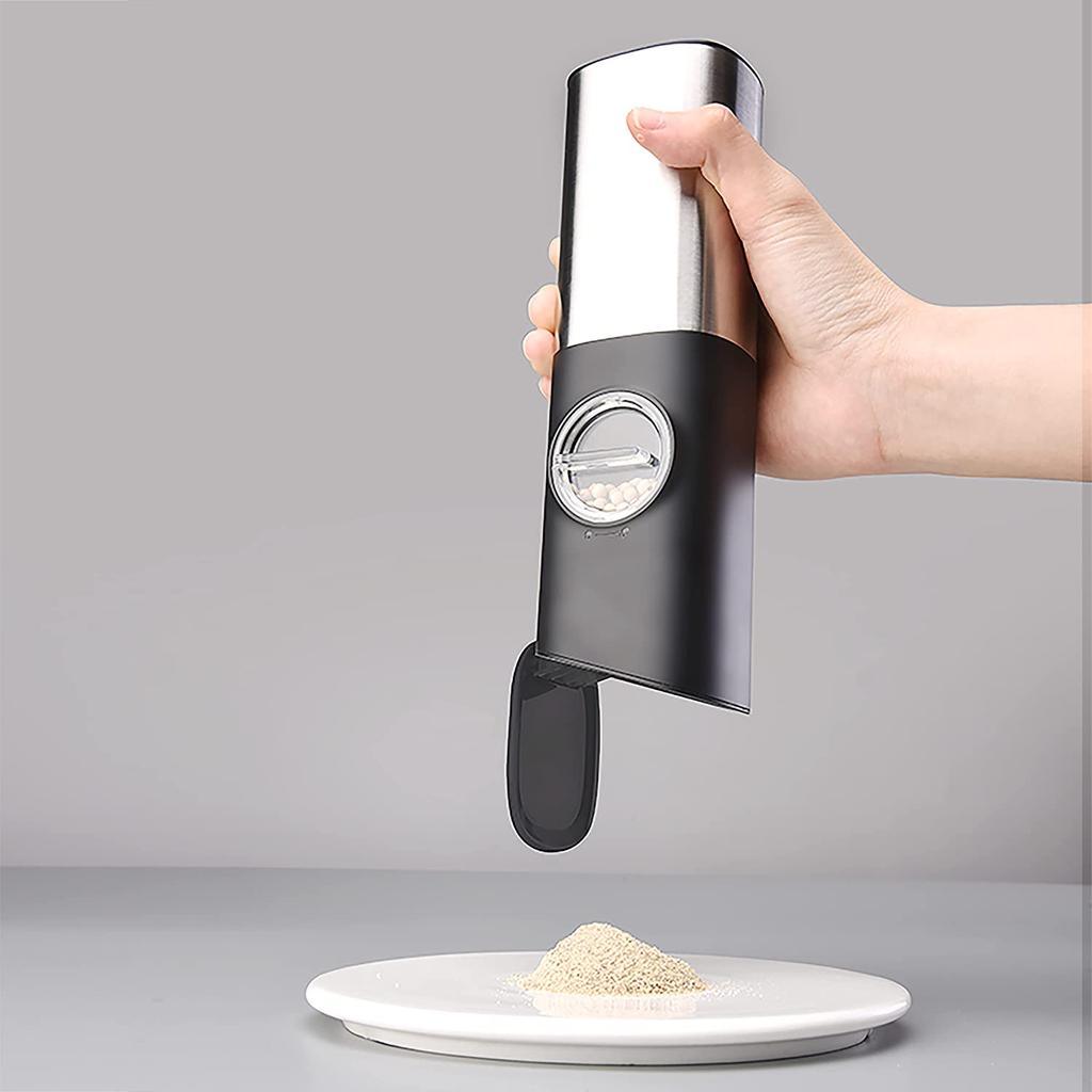 Moedor Elétrico De Sal E Pimenta Recarregável - Prático E Moderno