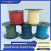 Ohnivzdorné barevné aramidové Kevlarové lano: Nehořlavé, Vysoce pevné, Odolné proti korozi a vysokým teplotám, Lano na rukojeť hrnce proti opaření