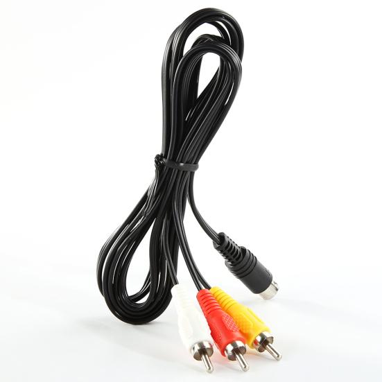 SEGA Genesis/MD 2 3 için 9 Pin AV Kablosu Kompozit Stereo Video Ses Kablosu Kurşun