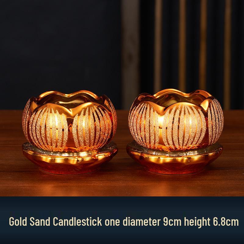 Buddhist Household Ceramic Offering Set: Incense Burner, Water Cup, Fruit Plate, Vase