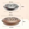 Stainless Steel Mosquito Incense Box with Lid Hollow Design Mosquito Coil Holder Indoor Outdoor Fireproof Mosquito Incense Tray