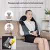 Portable Neck and Lumbar Heated Kneading Massager for Home and Car