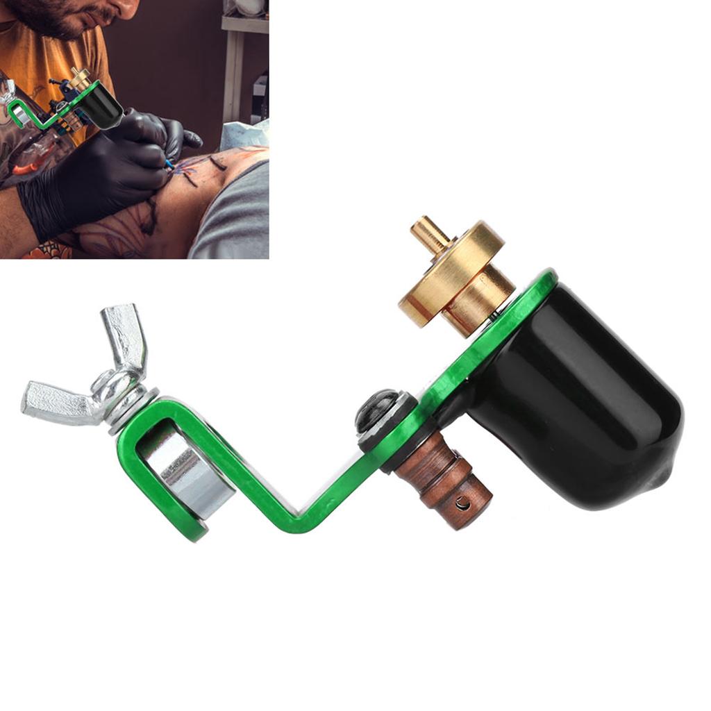 Alloy Rotary Tattoo Machine Liner Shader Strong Motor Gun Coloring Permanent Makeup ToolGreen