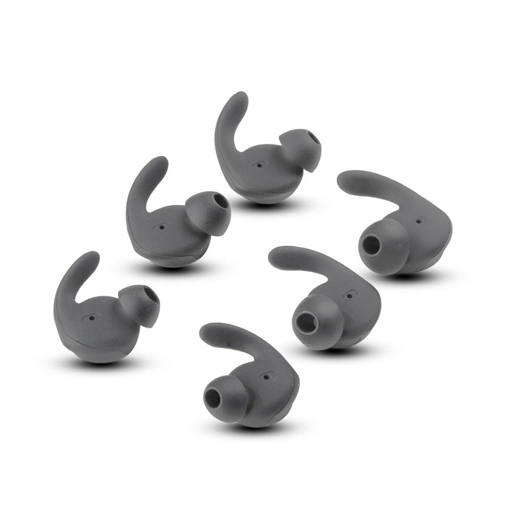 

For Hua-Wei XSport / For AM61 6 Pieces / Set Silicone Ear Buds Gels Eartips Silicone Earpads Replacement Ear Bud Tips сірий