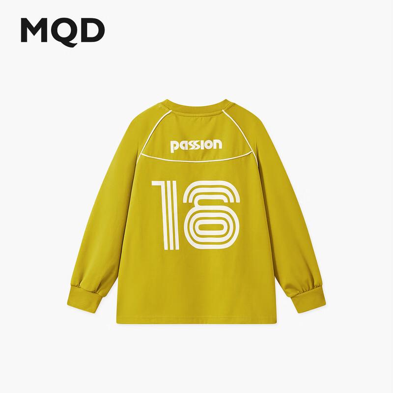 MQD Boys  College Style Color-Block Raglan Sweatshirt 160cm