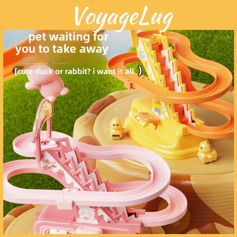 Kleine Gelbe Ente Kinder Treppensteiger Spielzeug mit Rutsche Zur Entwicklung der Feinmotorik