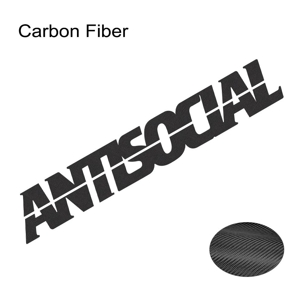Antisocial Slogan Car Sticker Car Windshield Windows Banner Vinyl Decal For Cars SUV Truck Pickup Auto Decoration Accessories