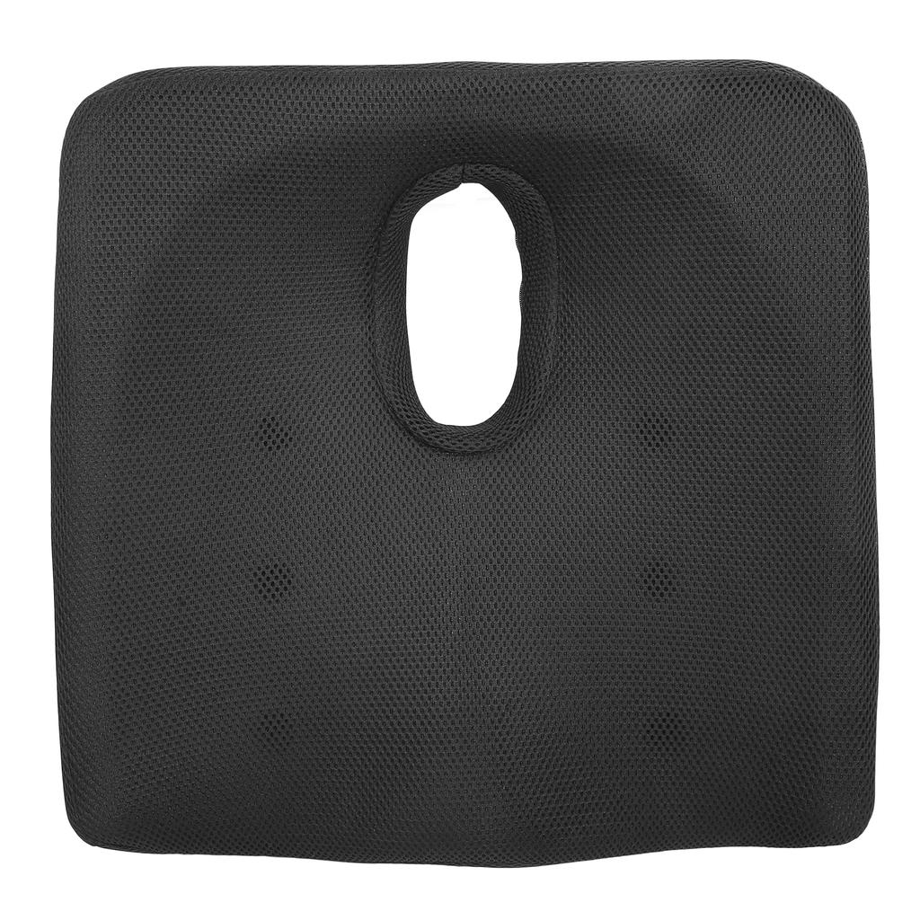 Seats Cushion Back Hip Tailbone Pain Sciatica Relief Coccyx Cushion for Office Car ChairBlack