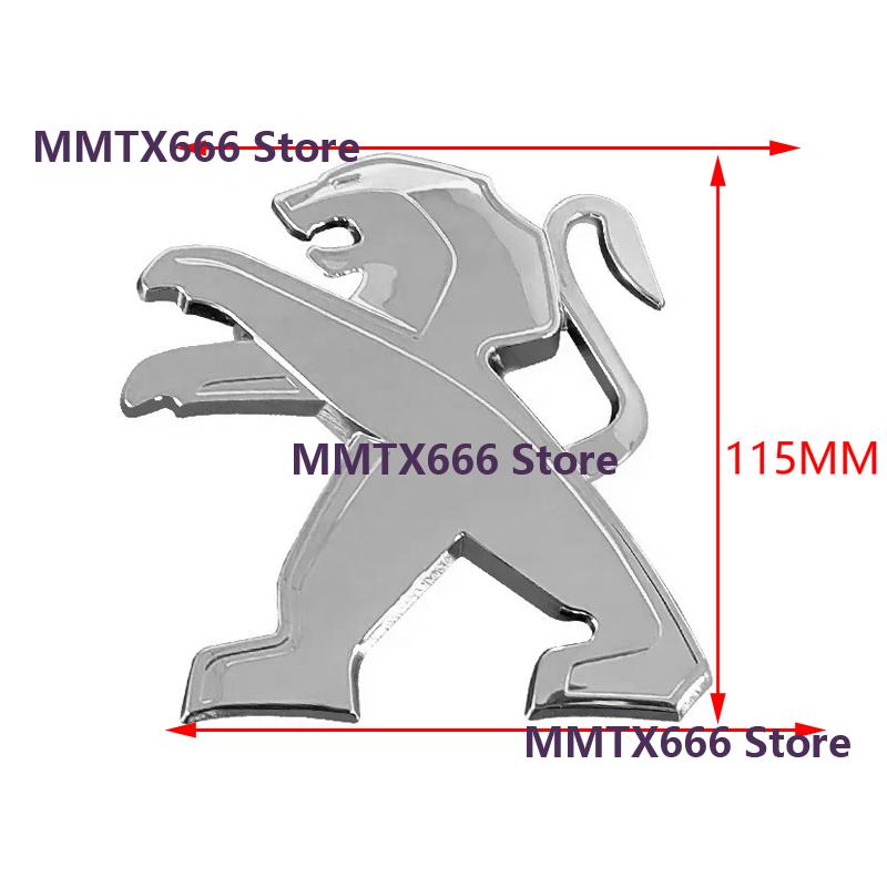 1pcs Front and Rear Car logo sticker For Peugeot Logo 201 206 207 307 308 301 407 408 508 2008 3008 4008 5008 badge Accessories