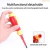K1AE Insulated Screwdriver 3 In 1 Set Precisely Marking Cutter Specifications Steel Anti Wear Construction