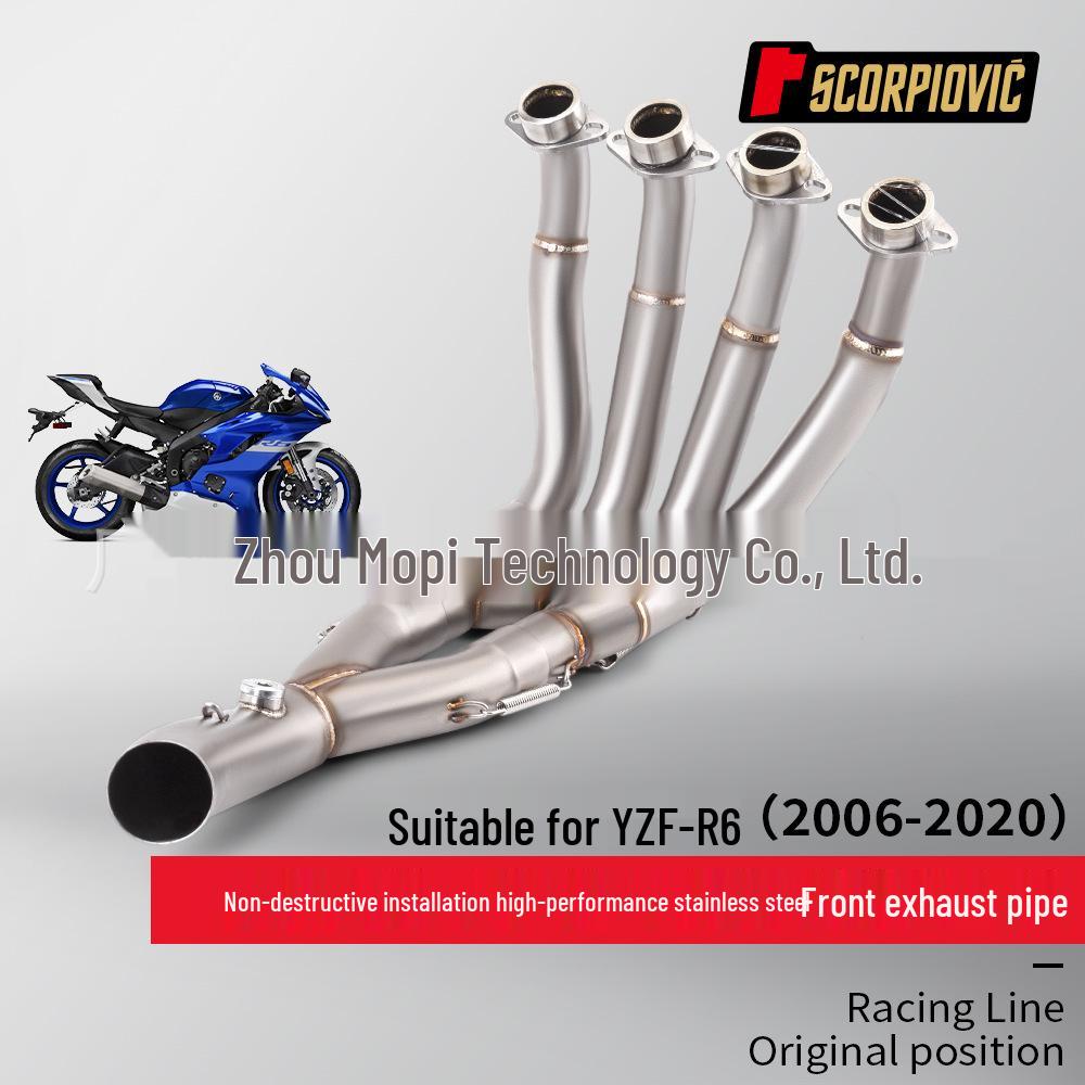 Edelstahl Auspuff Vorderteil für R6 (2006-2020) - Fahrzeugspezifisch, einfache Installation