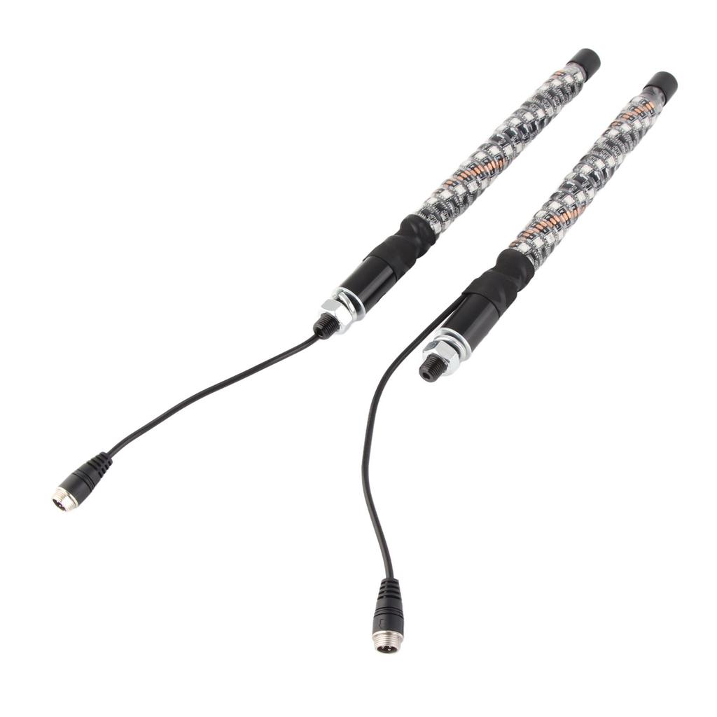 1ft LED Peitschenlichter 12V 20 Farben IP67 Wasserdicht Überlastschutz Fernbedienung Fahnenmast Antennenpeitschen Lampe