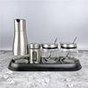 Stainless Steel Glass Seasoning Jar & Bottle Sets
