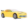 Electric Universal Clock Racing Car Colorful Light Music Small Yellow Toy Car for Boys