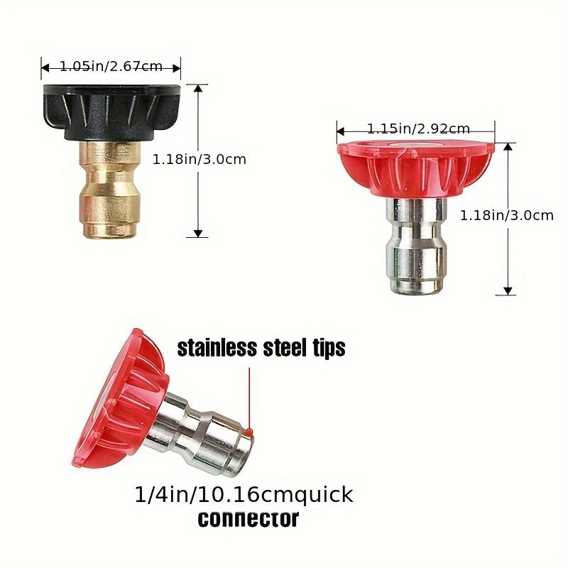 5-Color Coding Nozzle Tips & Extension Rod, High Pressure Washer Accessories Compatible with K Series