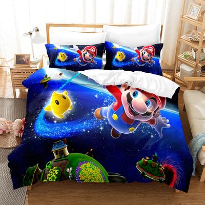 Children'S Animation 3D Digital Printing Three-Piece Set Animation Three-Piece Set Home Textile Bed Sheet Kit