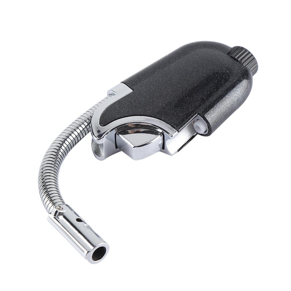 Outdoor BBQ Camping Flexible Neck Refillable Butane Flame Lighter Ignition Tool (#1)