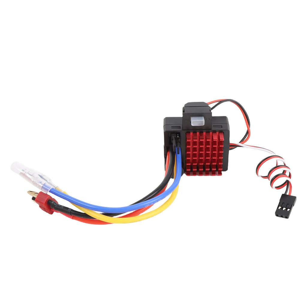 60A Brushed ESC for 540 550 750 Motors Alloy RC Electronic Speed Controller for RC Car Boat Tank Accessories