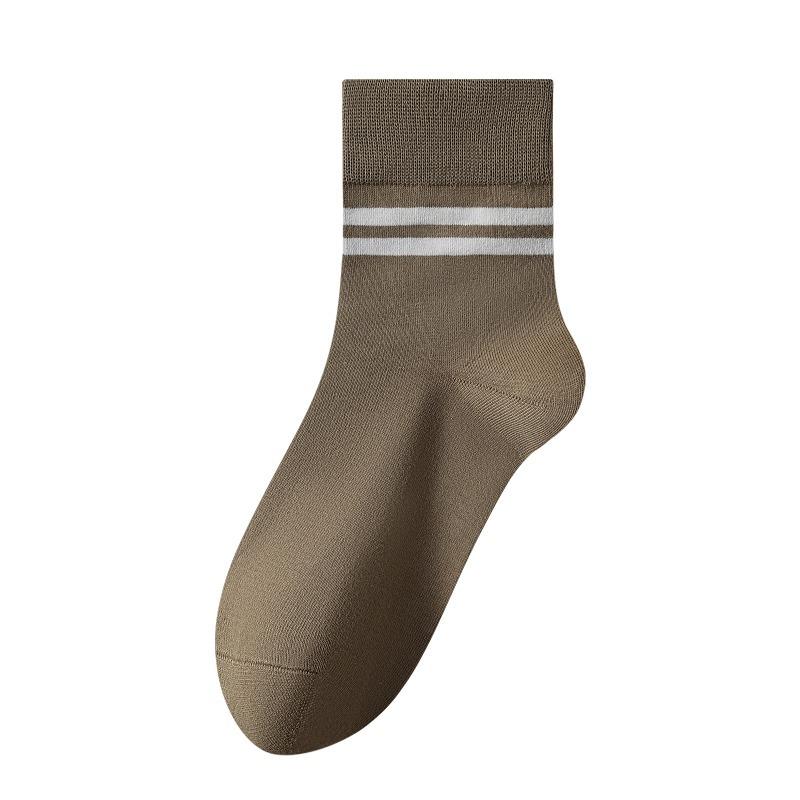 Men's Autumn and Winter Cotton Parallel Bars Anti Pilling Deodorizing Cotton Socks