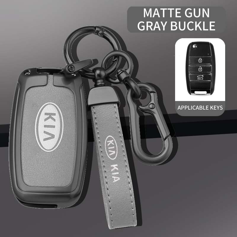 2026 Hot Car Sticker Zinc Alloy Car Key Case Cover Shell For Kia Rio 3 K2 Ceed Cerato K3 Sportage 4 Picanto K5 Optima Sorento Fo