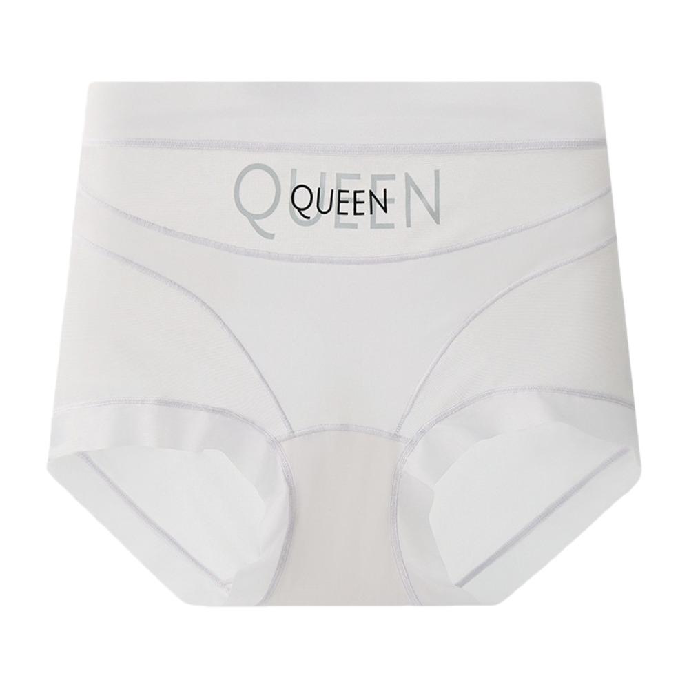 High Waist Thin Shapewear Panties Mesh Tummy Control Underwear Postpartum Body Shaper Letters Belly Contracting