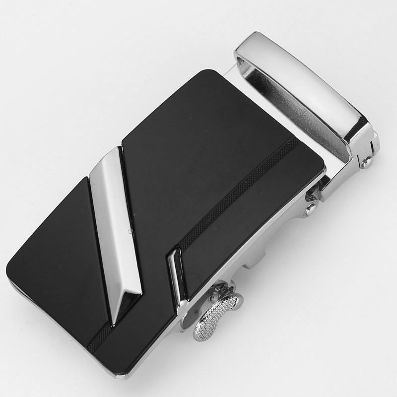 Mens Fashionable 35cm Automatic Buckle Waist Belt Durable Metal Design For Business Casual Or