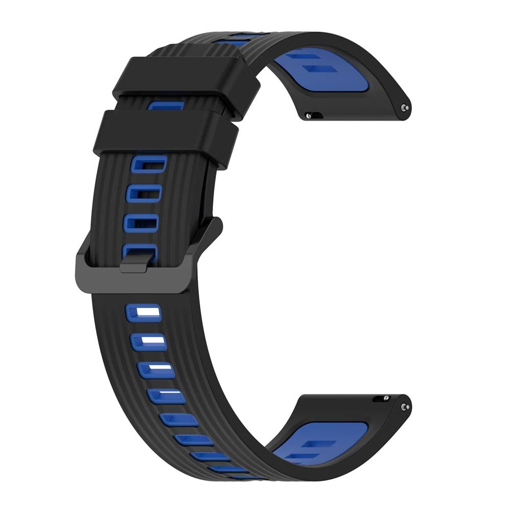 22mm Silicone Strap For HUAWEI WATCH GT Runner/GT6 Pro/GT5 46MM/GT2/3 Pro/Ultimate 1/2 For Samsung Galaxy Watch Strap Sport Smart Wristbands Bracelet