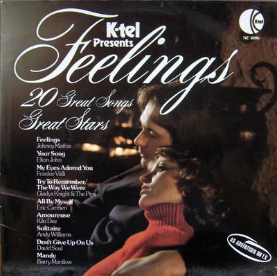 LP Record VARIOUS - Feelings NE1006 K-Tel 1977 UK & Irela Pop Used