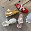 Lead Dancer Flat-bottomed German Training Shoes for Women 2025 Summer New Versatile Soft-soled Forrest Gump Shoes Casual Sports Board Shoes for Women