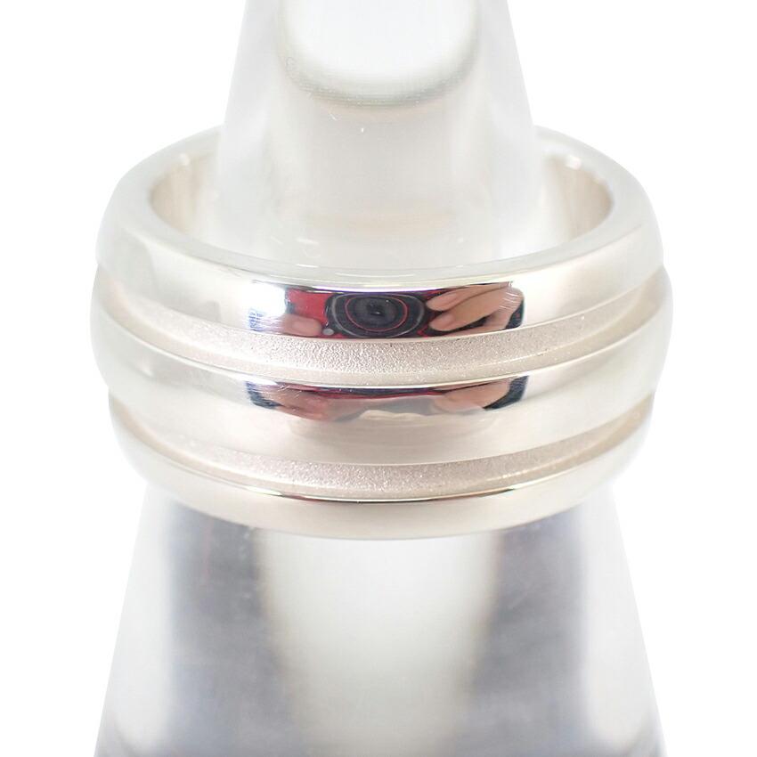 

[Used] TIFFANY/Tiffany 925 double line ring/No. 9/g491-38