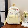 Schulranzen neuer Schulranzen für Mittel- und Oberschüler niedlicher Rucksack mit Hundeprint einfacher kleiner frischer Rucksack Pendlertasche Großhandel