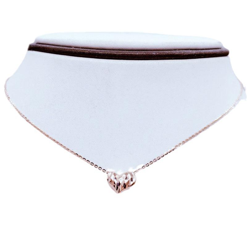 Purple Gold Love Necklace Double-Sided Wear Fashion Fine Beautiful Women Color Gold Plated Rose Gold Necklace