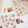 Pegatinas de Uñas de Pony Coloridas de Dibujos Animados Pegatinas de Uñas Diy Accesorios de Decoración de Uñas Calcomanías de Uñas Año del Caballo Pegatina Artística