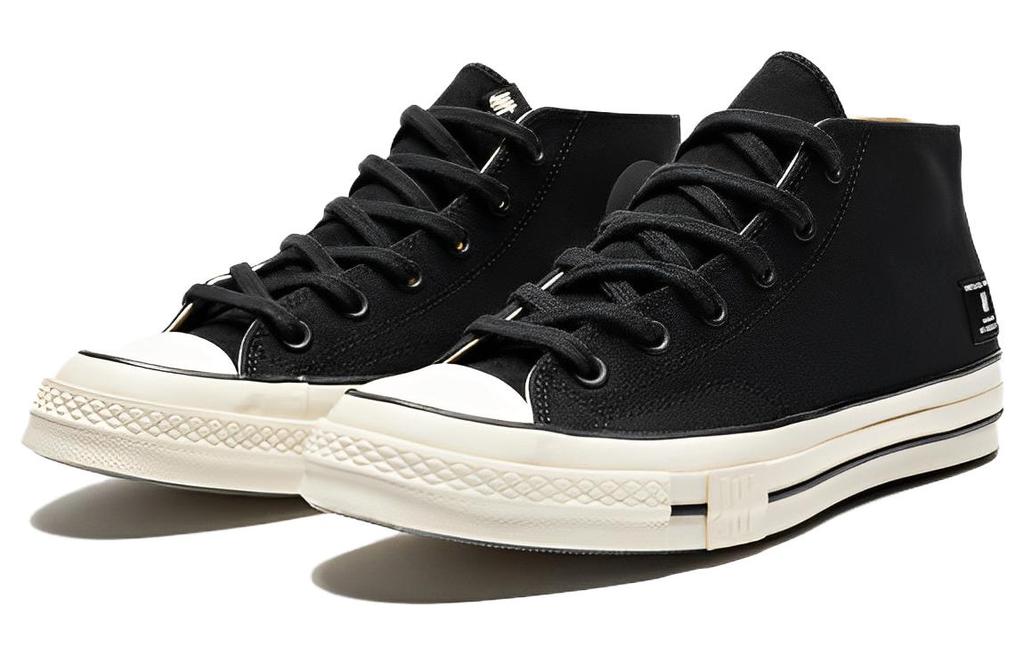 Men's Sneakers Converse X Undefeated 1970s Mid 'Black White'