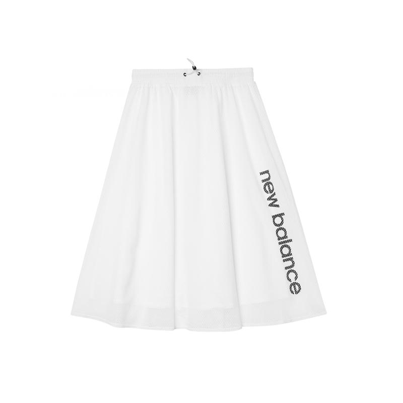 New Balance Casual Long Skirts Women s White Moderate Mid Length A Line Skirt AWK11380-WT S