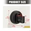 Practical Suction Cup Hook For Wall Drillless Required Space Aluminum Door Hanger Bathroom Kitchen Storage Organizers