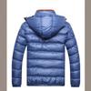 Herren Winterjacke Mode Kapuzen Thermische Daunen Baumwolle Parkas Lässige Hoodies Kleidung Warmer Mantel