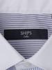 SHIPS Couleurs Chemise à Col Large à Rayures Clerc Facile d'Entretien pour Homme, Bleu, Taille 40, 211130390