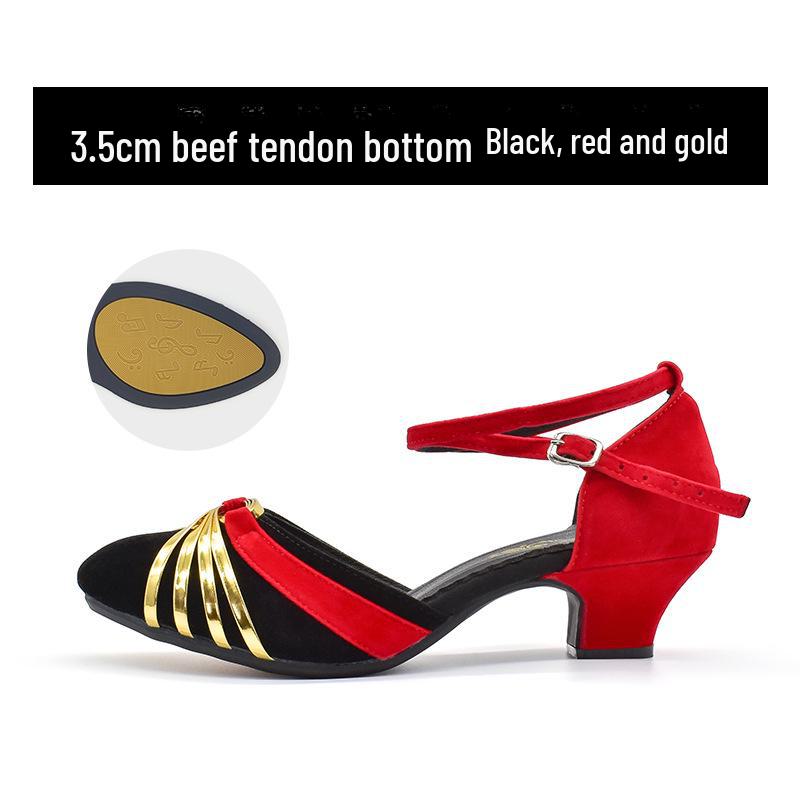 

Женская танцевальная обувь с мягкой подошвой — квадратные, латинские, бальные стили 37