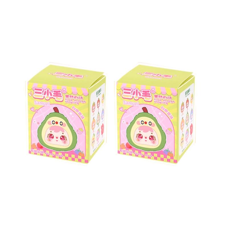 Samuel Enough Tempting Plush Blind Box Series Random Expression Fruit Doll Pendant Decoration Ornament Mystery Box Surprise Gift