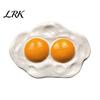Whiteboard Magnet Simulated Egg Refrigerator Magnet, Resin 3D Decorative Fridge Decor Memo Notes Photo Holder for Home Kitchen Office Cartoon